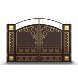 Кованные ворота (19)